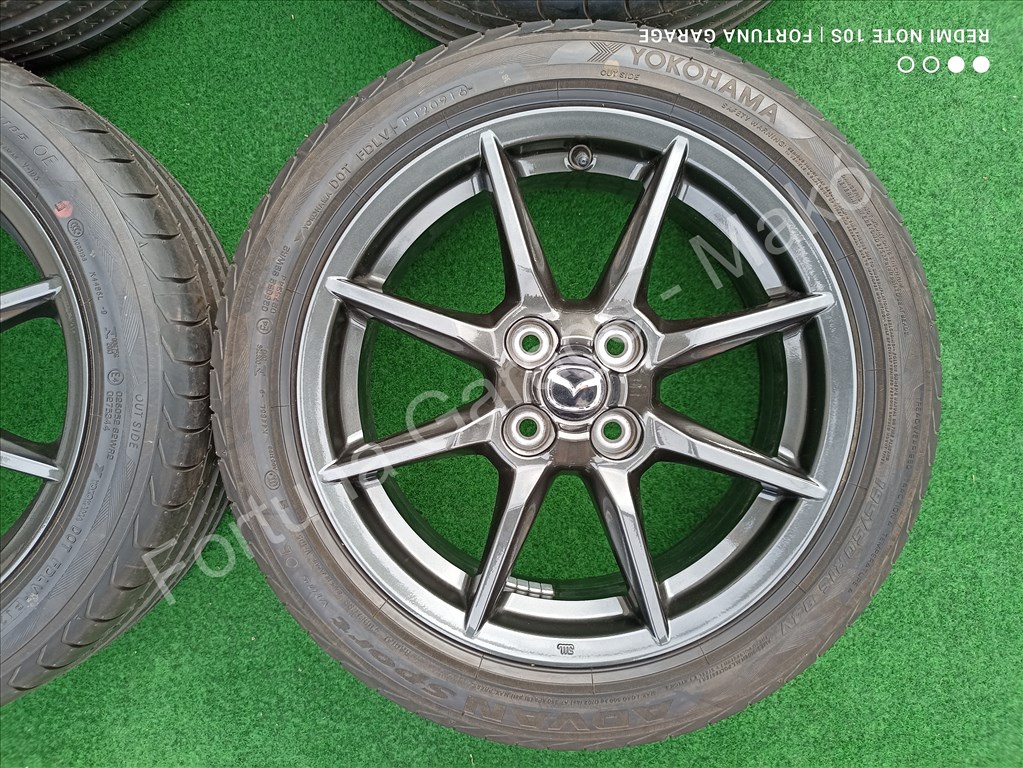 4x100 16" Mazda újszerű nyári kerékgarnitúra 4. kép