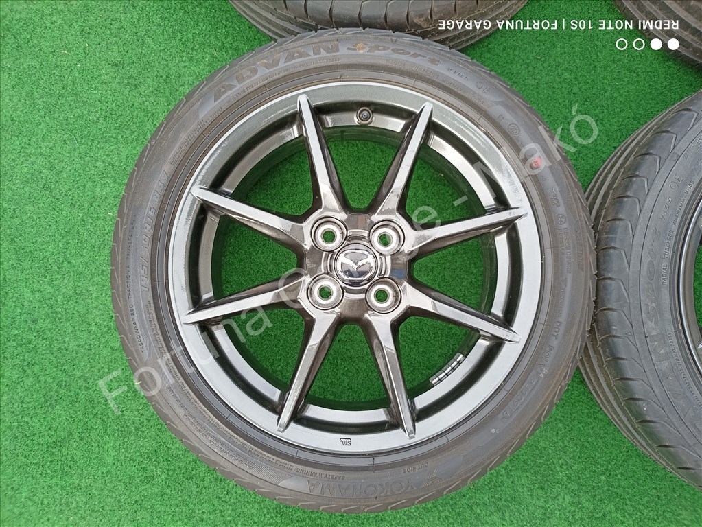 4x100 16" Mazda újszerű nyári kerékgarnitúra 5. kép