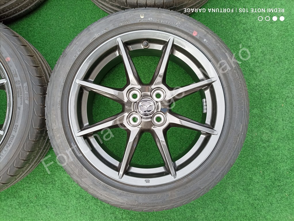 4x100 16" Mazda újszerű nyári kerékgarnitúra 6. kép