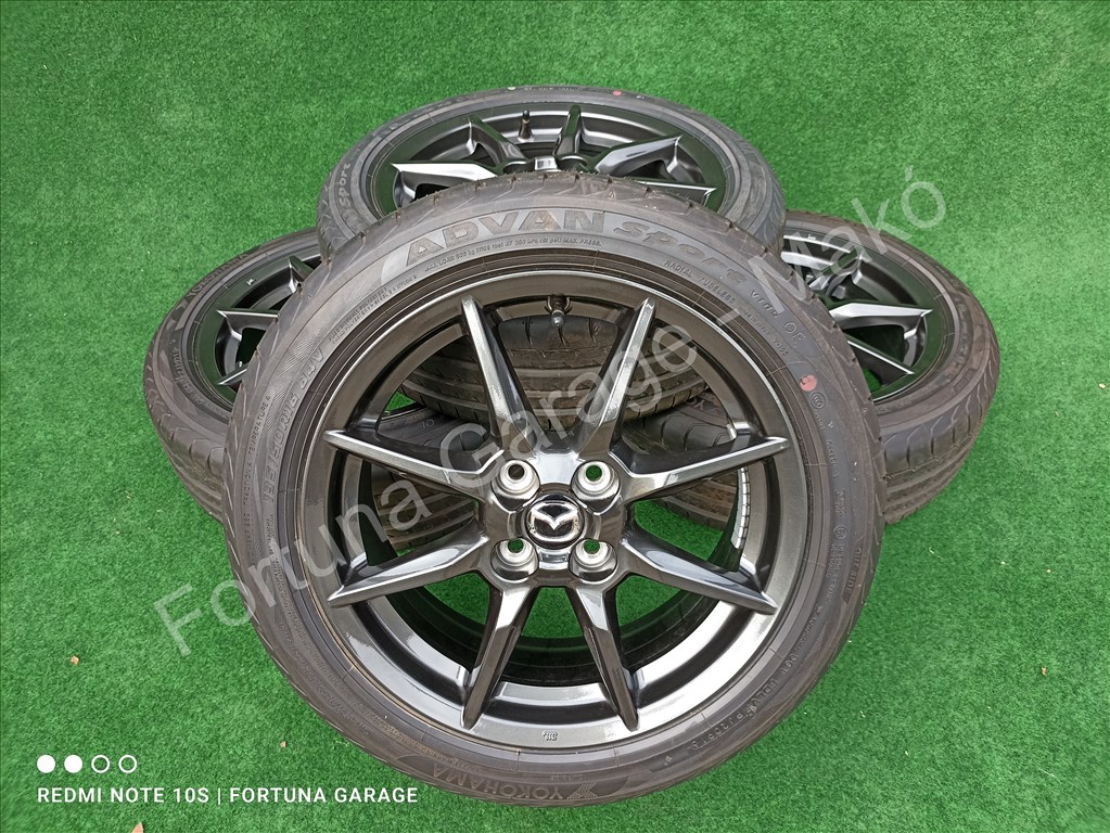 4x100 16" Mazda újszerű nyári kerékgarnitúra 1. kép