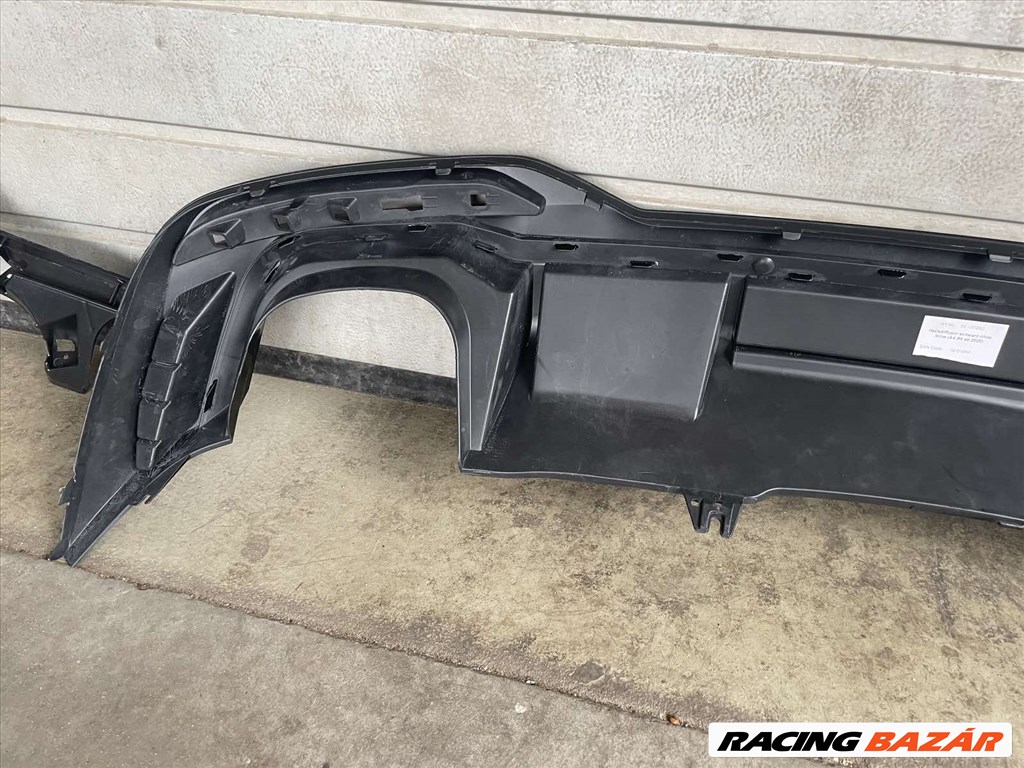 5193. Audi A4 B9 8W S-Line facelift RS OPTIK hátsó lökhárító alatti műanyag  3. kép