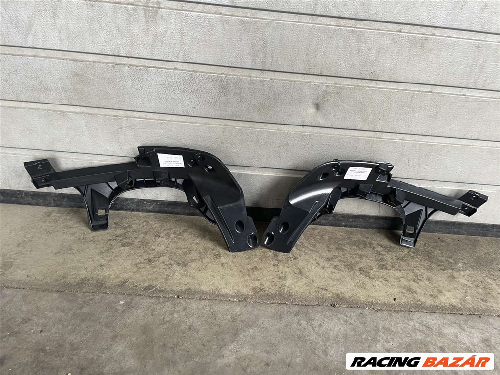 5193. Audi A4 B9 8W S-Line facelift RS OPTIK hátsó lökhárító alatti műanyag  5. kép