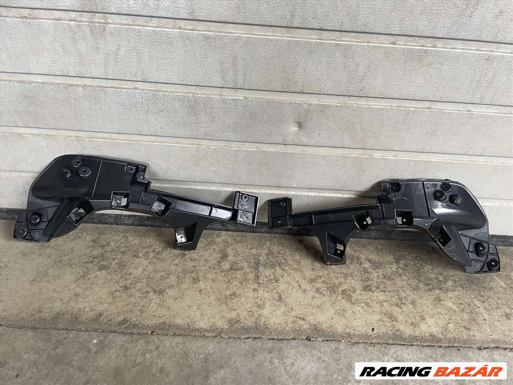 5193. Audi A4 B9 8W S-Line facelift RS OPTIK hátsó lökhárító alatti műanyag  6. kép