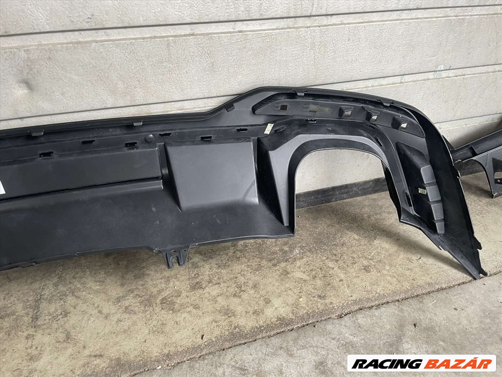 5193. Audi A4 B9 8W S-Line facelift RS OPTIK hátsó lökhárító alatti műanyag  10. kép