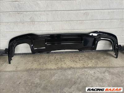 5193. Audi A4 B9 8W S-Line facelift RS OPTIK hátsó lökhárító alatti műanyag 