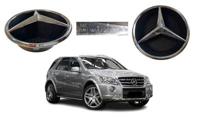 Mercedes ML 63 AMG W164 mercedes gyári embléma hűtőrácsra 0008172116