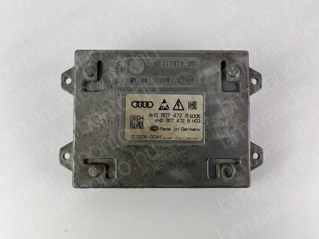 AUDI A6 C7 (4G2, 4GC) Fényszóró Elektronika (4H0907472B, 4H0907472A) 1. kép