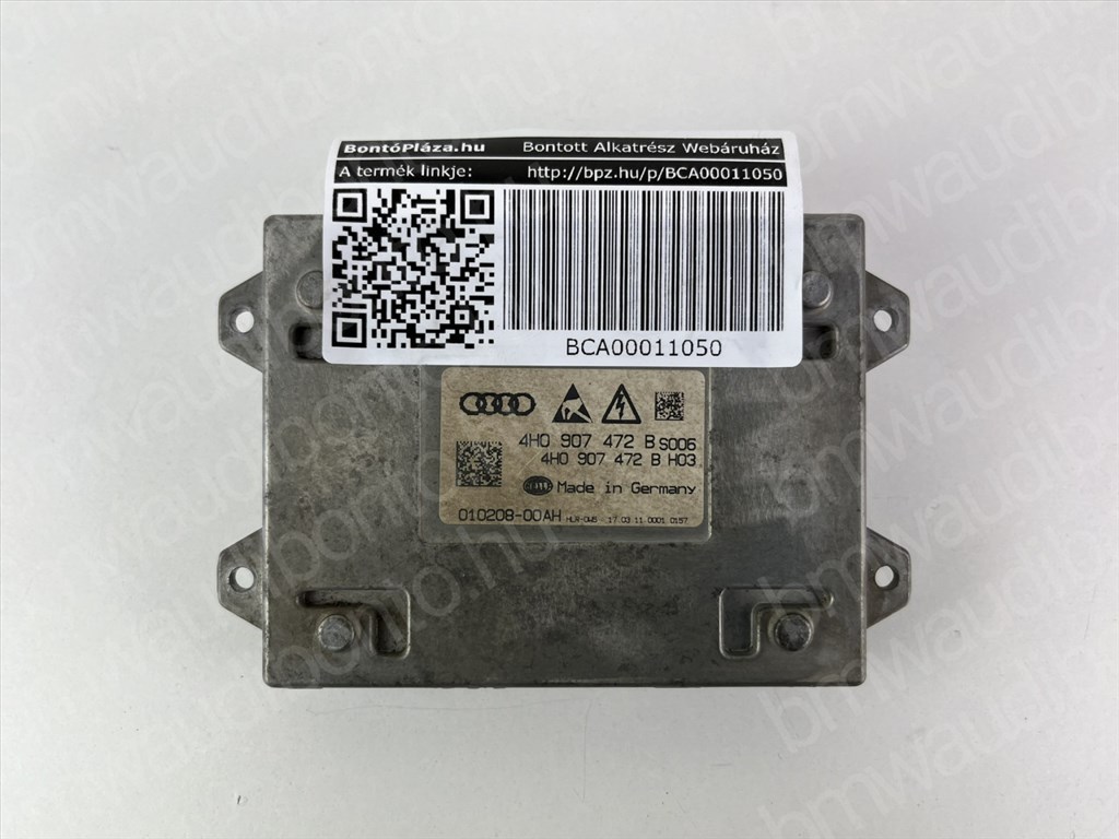 AUDI A6 C7 (4G2, 4GC) Fényszóró Elektronika (4H0907472B, 4H0907472A) 3. kép