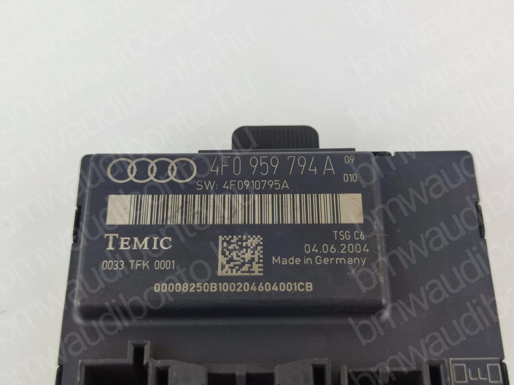 AUDI A6 C6 (4F2) Jobb hátsó ajtó vezérlőegység/modul (4F0959794A) 2. kép