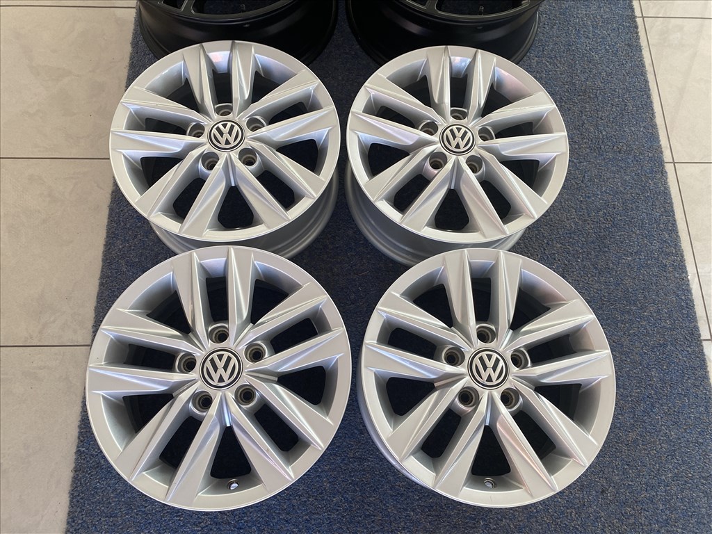(3723)  Volkswagen 15 gyári alufelni felni, 5x112, Golf Caddy 3. kép