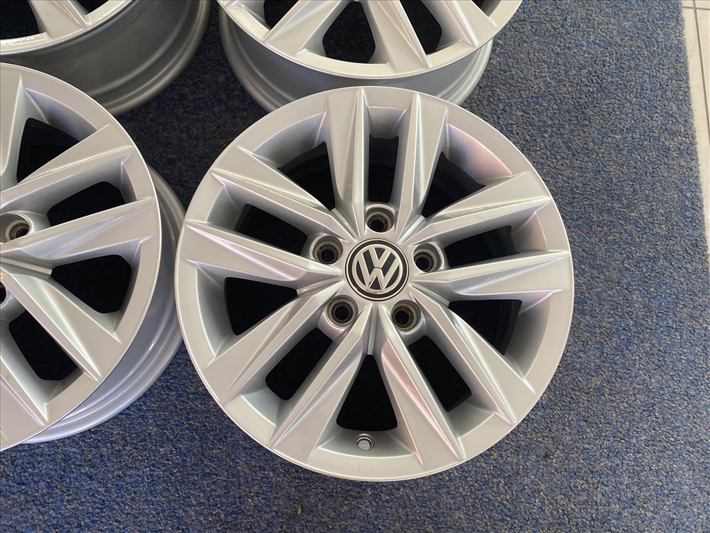 (3723)  Volkswagen 15 gyári alufelni felni, 5x112, Golf Caddy 4. kép