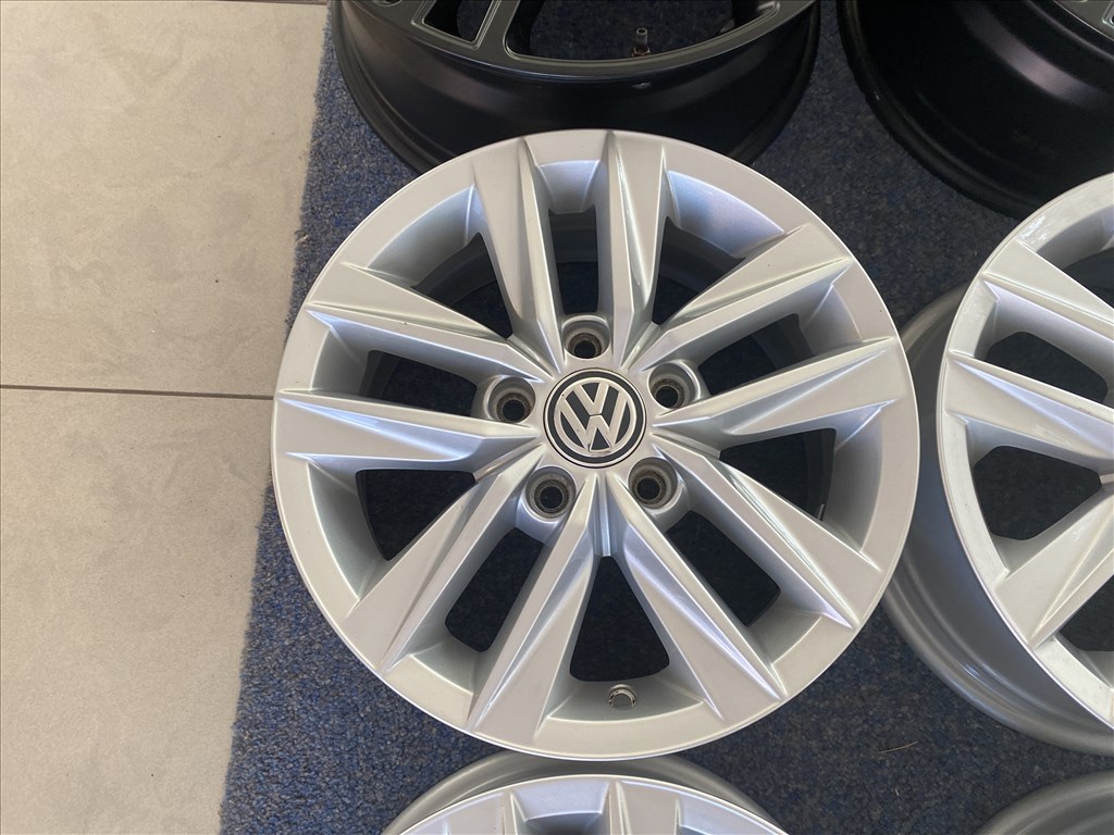 (3723)  Volkswagen 15 gyári alufelni felni, 5x112, Golf Caddy 7. kép