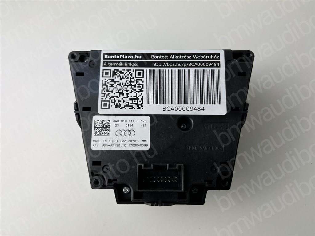 AUDI A4 B9 (8W2, 8WC) Navigáció vezérlőegység/modul (8W0919614H) 3. kép