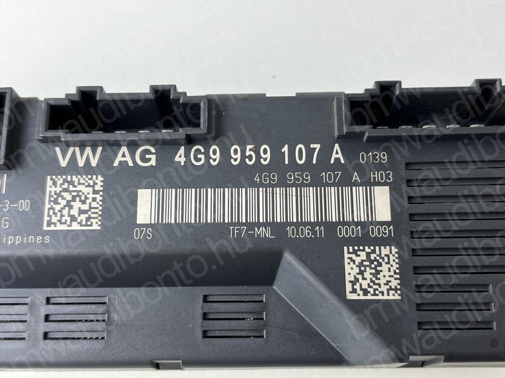 AUDI A6 C7 (4G2, 4GC) Csomagtérajtó vezérlőegység/modul (4G9959107A) 2. kép
