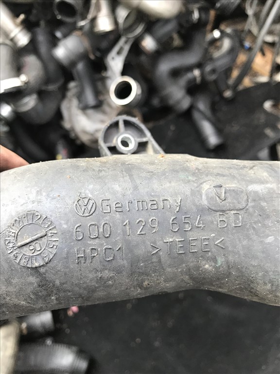 VW POLO 9N_FABIA I_IBIZA 6L 1,4 PD turbócső 6q0129654bd 2. kép