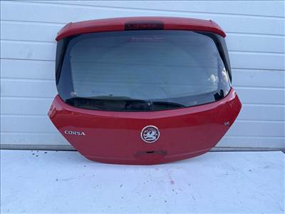 12894 Opel Corsa D Csomagtérajtó Piros 3 ajtós