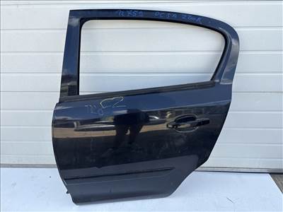 12759 Opel Corsa D Bal hátsó Ajtó Fekete Z20r