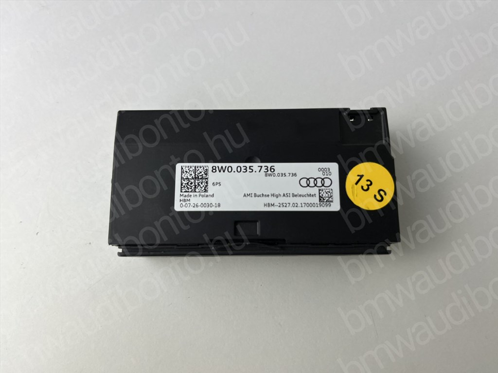 AUDI A4 B9 (8W2, 8WC) Navigáció vezérlőegység/modul (8W0035736) 1. kép