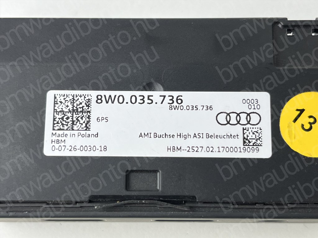 AUDI A4 B9 (8W2, 8WC) Navigáció vezérlőegység/modul (8W0035736) 2. kép