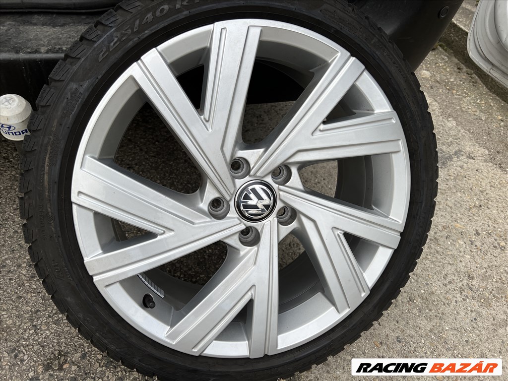 Volkswagen "Bergamo" Golf V VI VII VIII Jetta Touran EOS gyári 7,5X18-as 5X112-es ET51 alufelni 2. kép