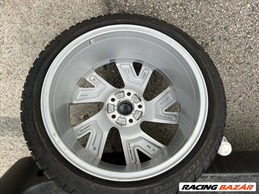 Volkswagen "Bergamo" Golf V VI VII VIII Jetta Touran EOS gyári 7,5X18-as 5X112-es ET51 alufelni 6. kép