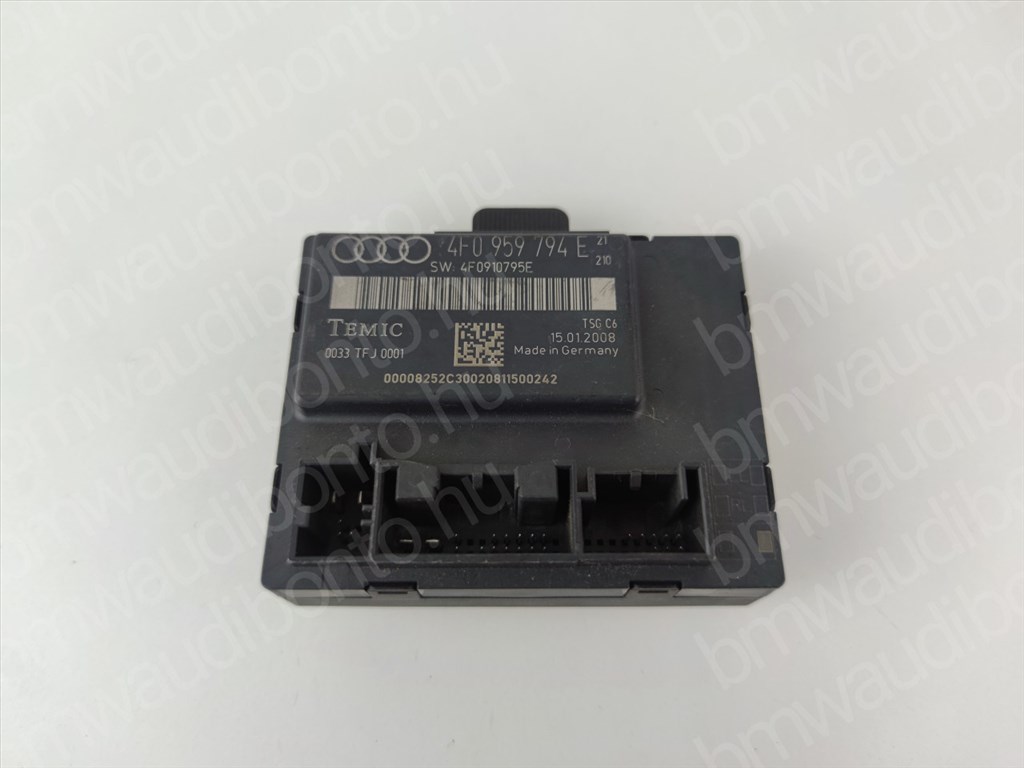 AUDI A6 C6 (4F2) Jobb hátsó ajtó vezérlőegység/modul (4F0959794E) 1. kép