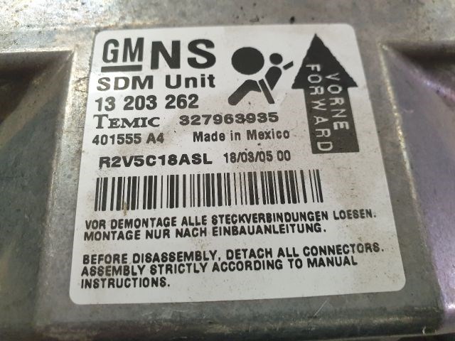 Opel Astra H Légzsák elektronika NS 13203262 3. kép