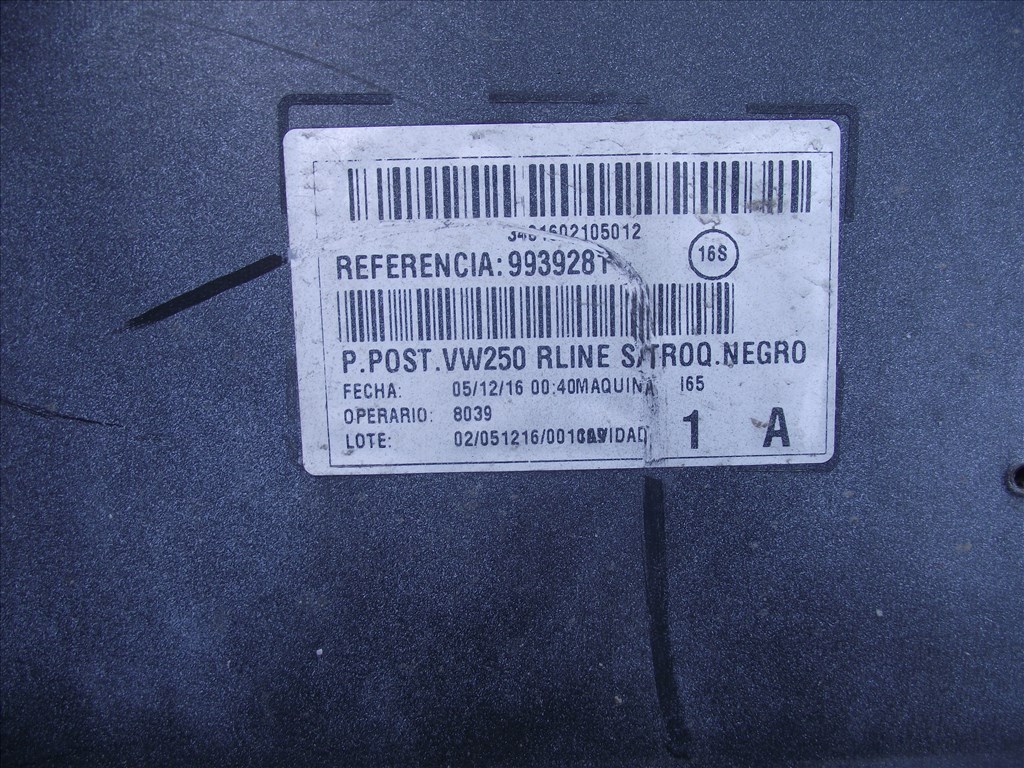 Volkswagen Polo R-Line hátsó lökhárító  2009-2013 6r0807421dp 4. kép