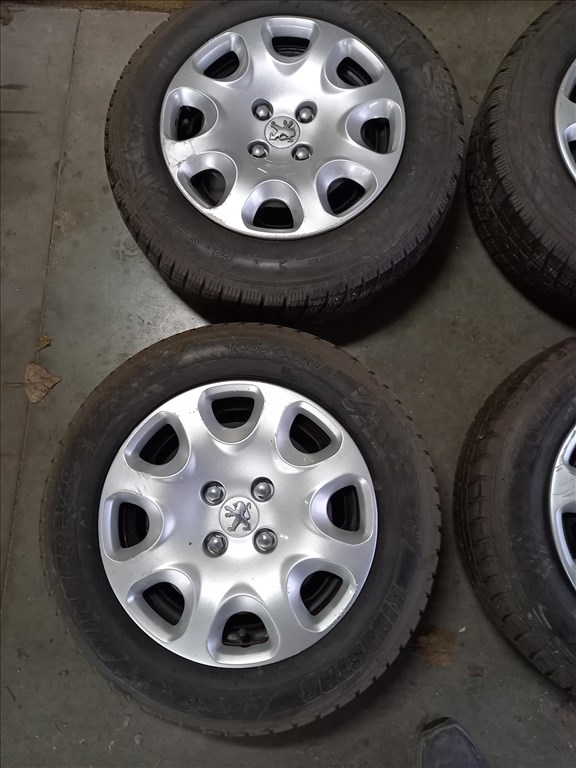 Citroen/Peugeot lemezfelni 195/65R15 haszn télivel 4x108 6x15 sxx4 2. kép
