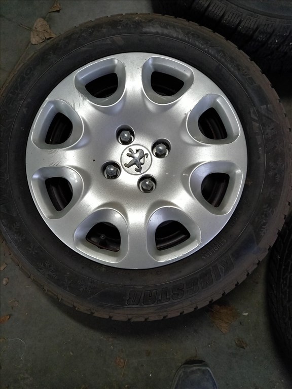 Citroen/Peugeot lemezfelni 195/65R15 haszn télivel 4x108 6x15 sxx4 3. kép