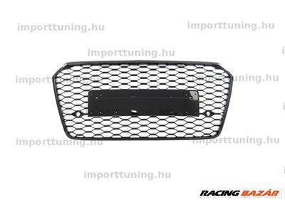 Audi A7 C7 2014-2018 Facelift Fényes Fekete hűtőrács 