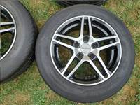  15"  5x114.3 Dezent alufelni 185/65R15 7.6mm nyári gumikkal eladó 