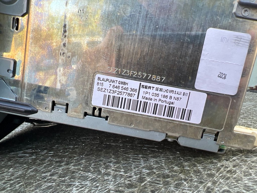 SEAT LEON 1P1 Rádió / CD 008505 5. kép