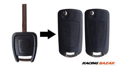 Opel Astra G Vectra B Zafira A Frontera B Omega B kulcs módosított bicskakulcs átalakító