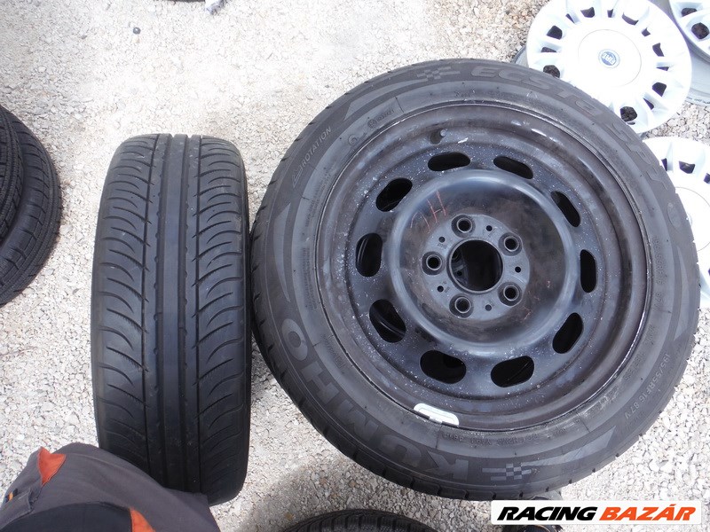  Gyári 1-es Bmw 5x120 lyukosztású 6,5x16 újszerű lemezfelni 195/55 R 16 nyári gumi sxx3 3. kép