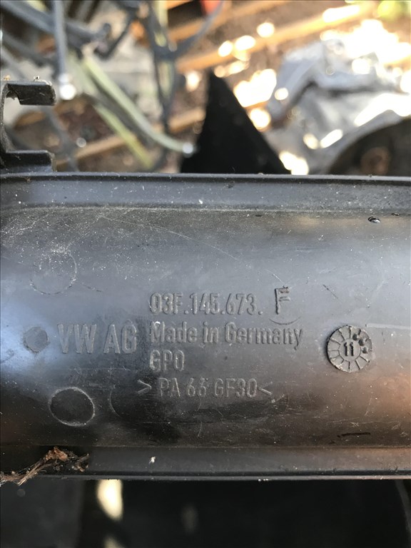 Volkswagen Golf VI 1,2 TSI CBZ turbócső 03f145673f 3. kép