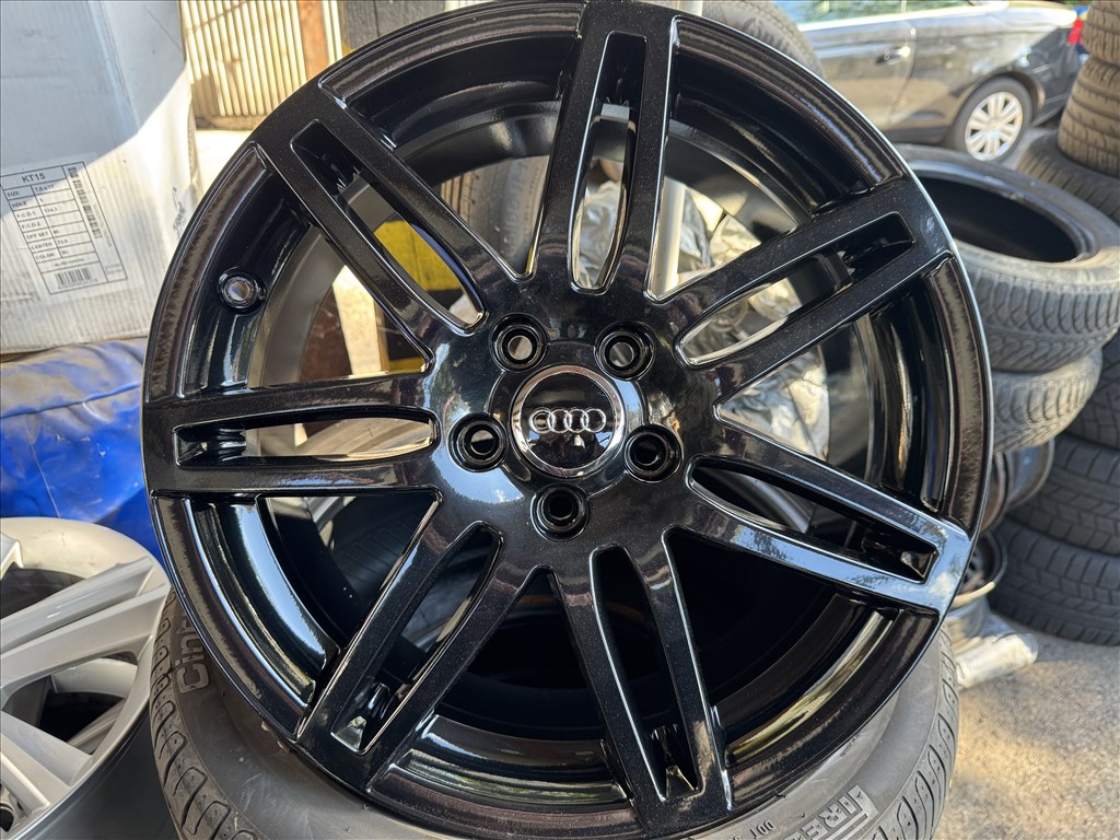Audi A3 / S3 gyári S-Line 7,5X18-as 5X112-es ET54 könnyűfém felni garnitura eladó 1. kép