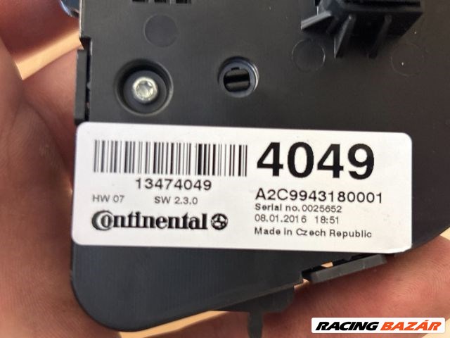 Opel Mokka Fűtéskapcsoló 8669 ,  13474049 3. kép