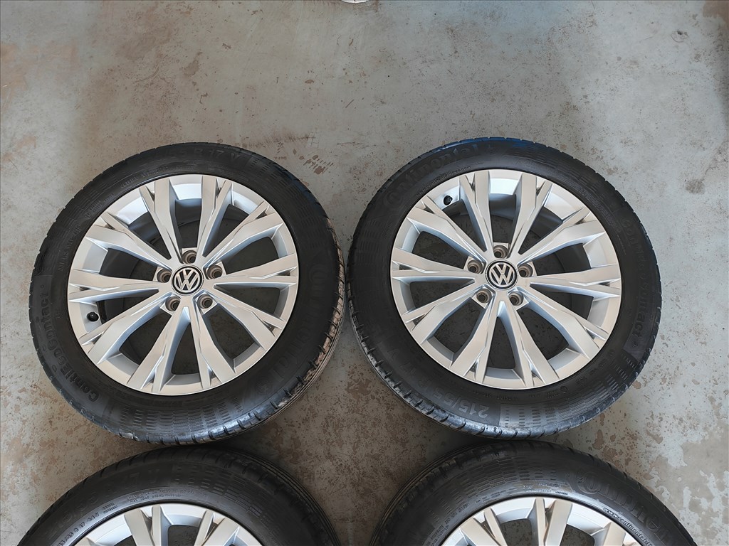 17" 5x112 VW "Montana" Passat B8 gyári alufelni szett nyárigumikkal! 4. kép
