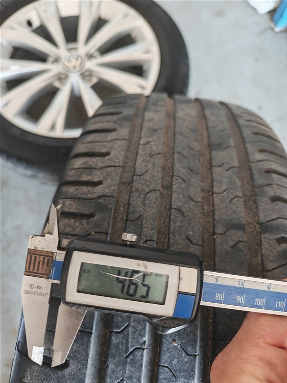 17" 5x112 VW "Montana" Passat B8 gyári alufelni szett nyárigumikkal! 7. kép