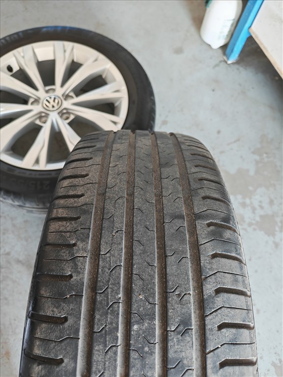 17" 5x112 VW "Montana" Passat B8 gyári alufelni szett nyárigumikkal! 8. kép