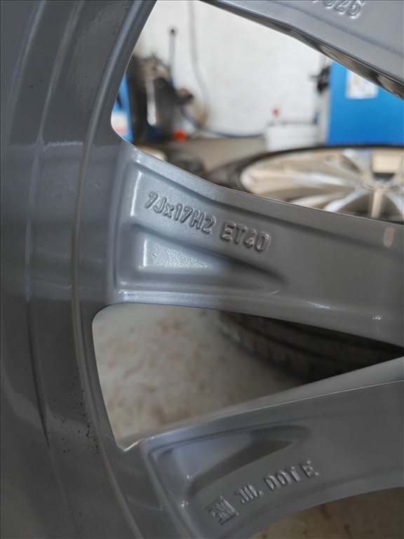 17" 5x112 VW "Montana" Passat B8 gyári alufelni szett nyárigumikkal! 10. kép