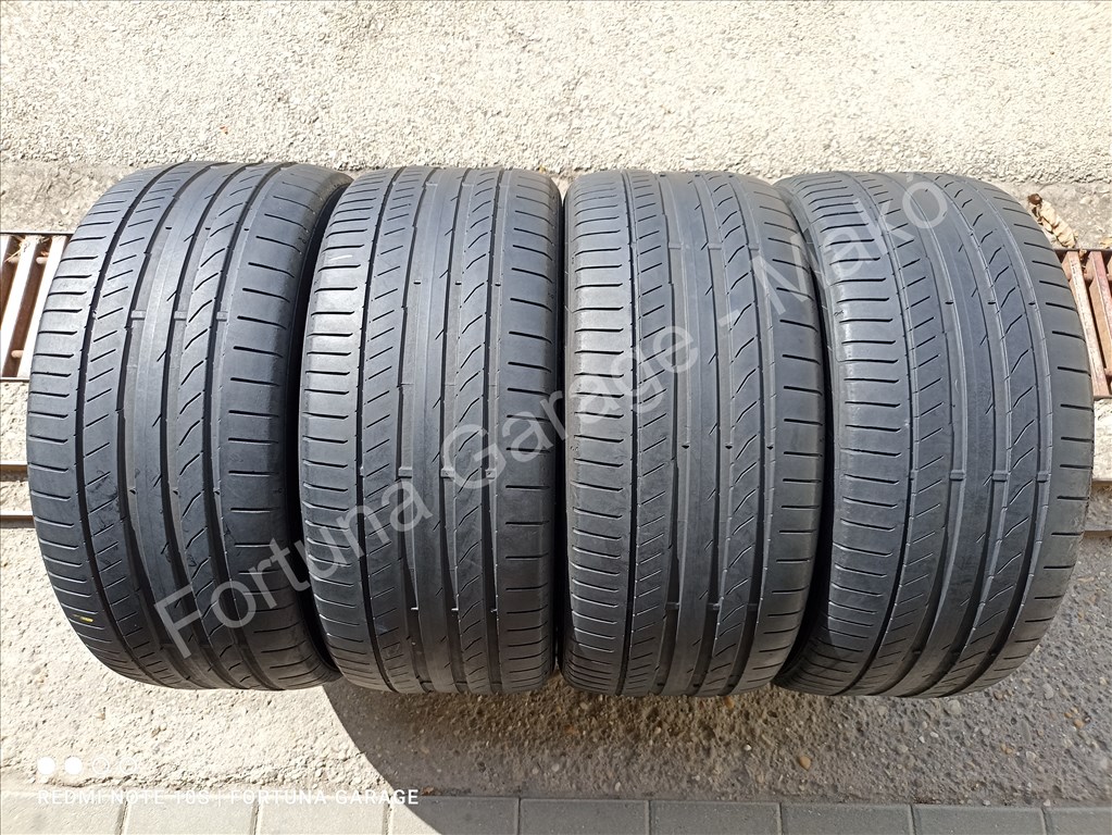 255/40 R19" Continental SC5 használt nyári garnitúra 1. kép