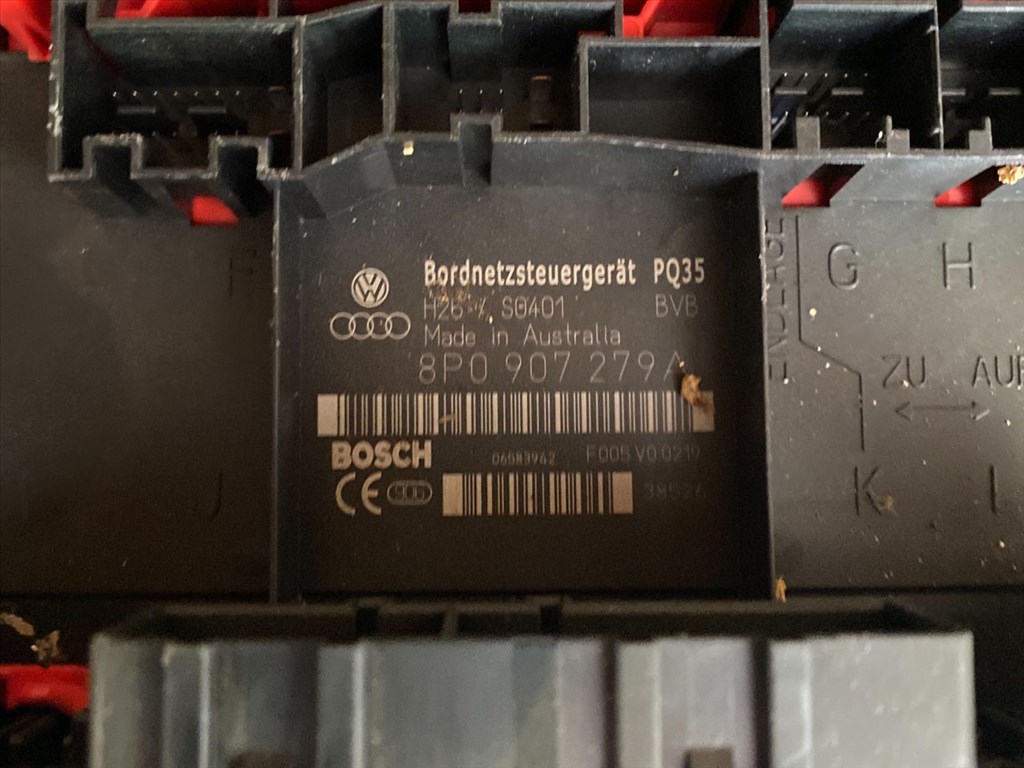 AUDI A3 8P1 Biztosítéktábla Utastér 001788 3. kép