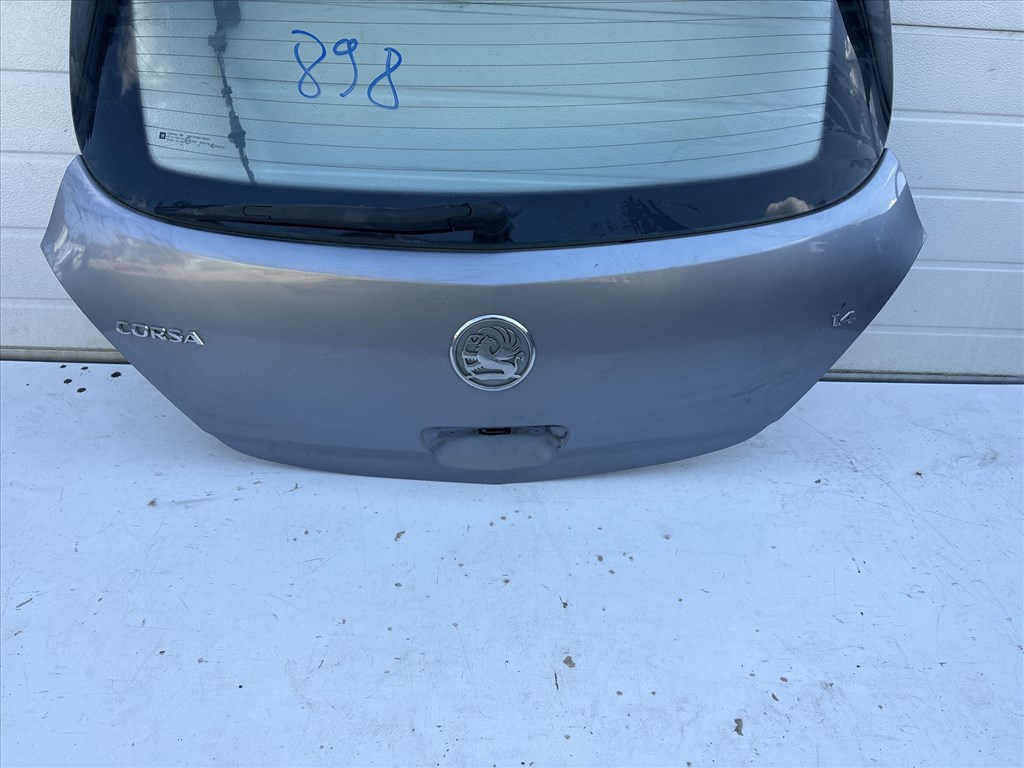 12885 Opel Corsa D Csomagtérajtó Z163 Szürke 3 ajtós 2. kép