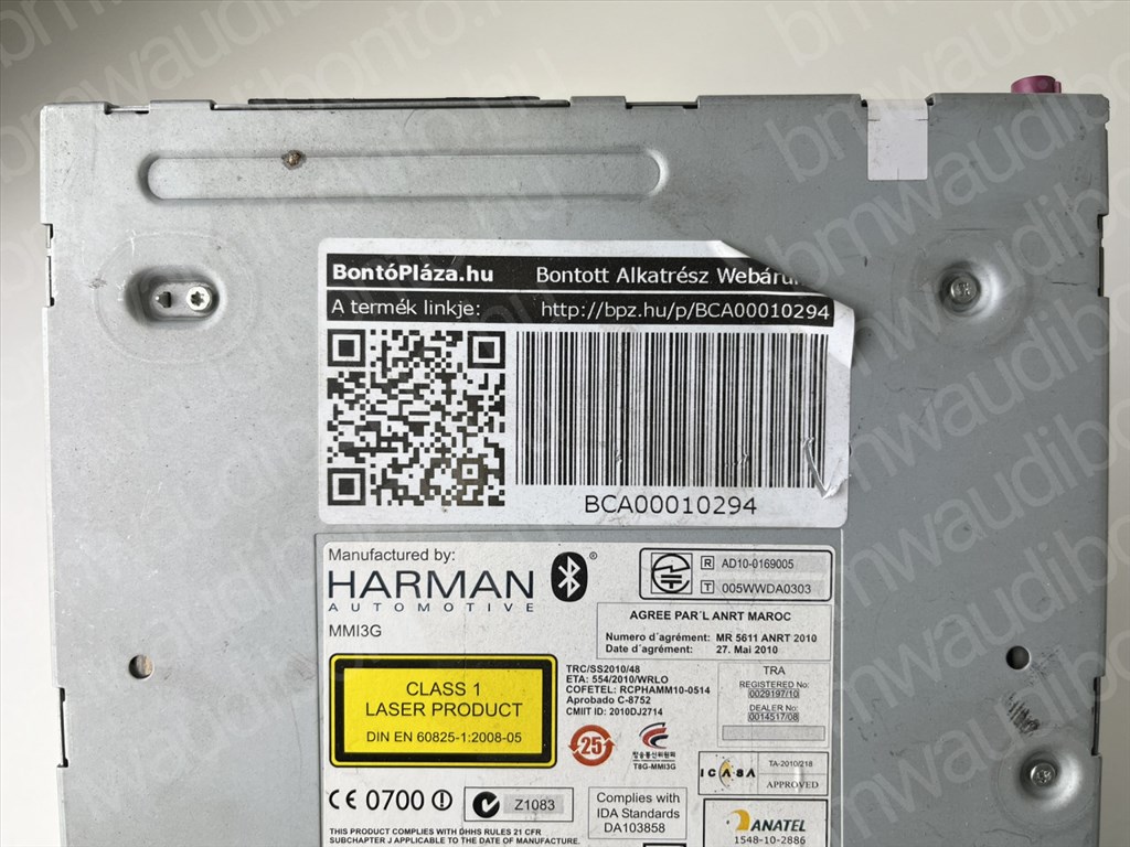 AUDI A6 C7 (4G2, 4GC) Navigáció vezérlőegység/modul (4G0035670K) 3. kép