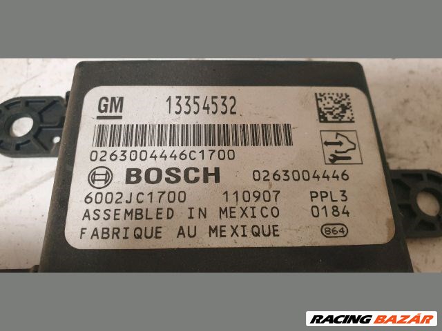Opel Astra J Tolatóradar elektronika  13354532 3. kép