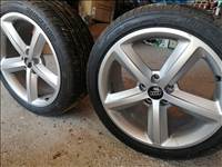 5x112 lyukosztású 18" újszerű (gyári felni) alufelni, rajta 245/40 újszerű nyári gumi gumi