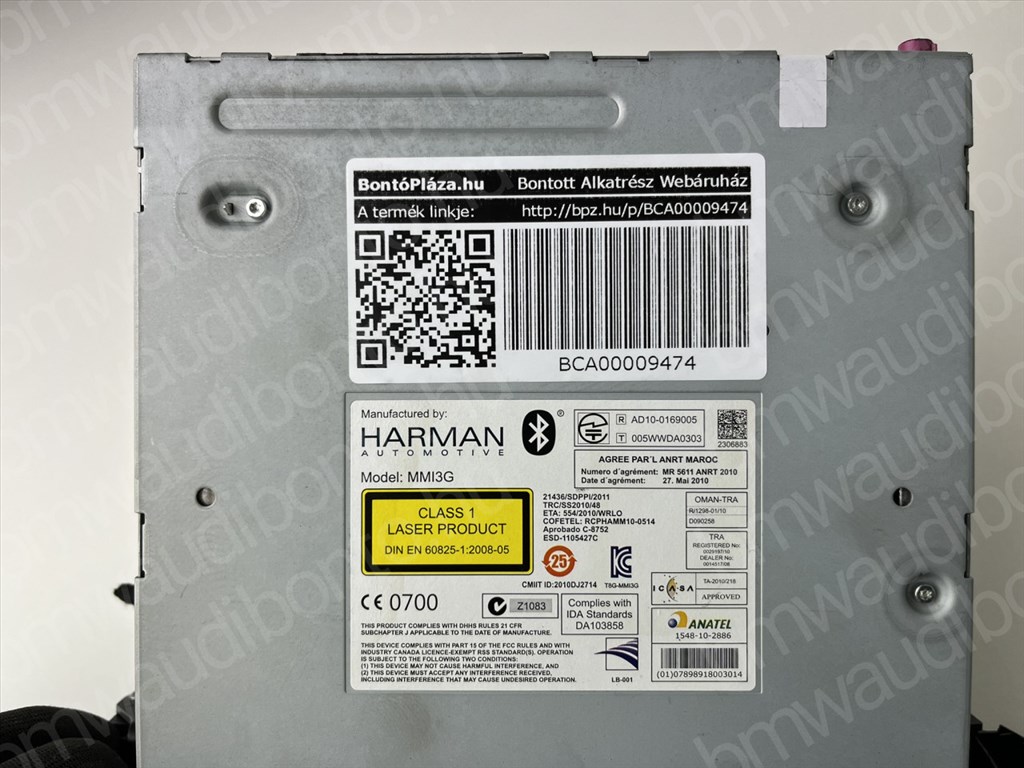 AUDI A6 C7 (4G2, 4GC) Navigáció vezérlőegység/modul (4G0035670M) 3. kép