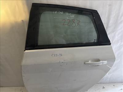 13712 Opel Astra J Bal hátsó Ajtó Fehér 5 AJTÓS a képen látható sérüléssel